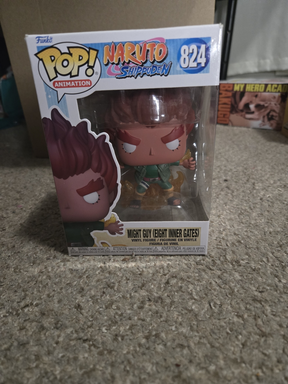 Funko Pop! Naruto Shippuden #824 Might Guy (Eight Inner Gates) - Green & Brown